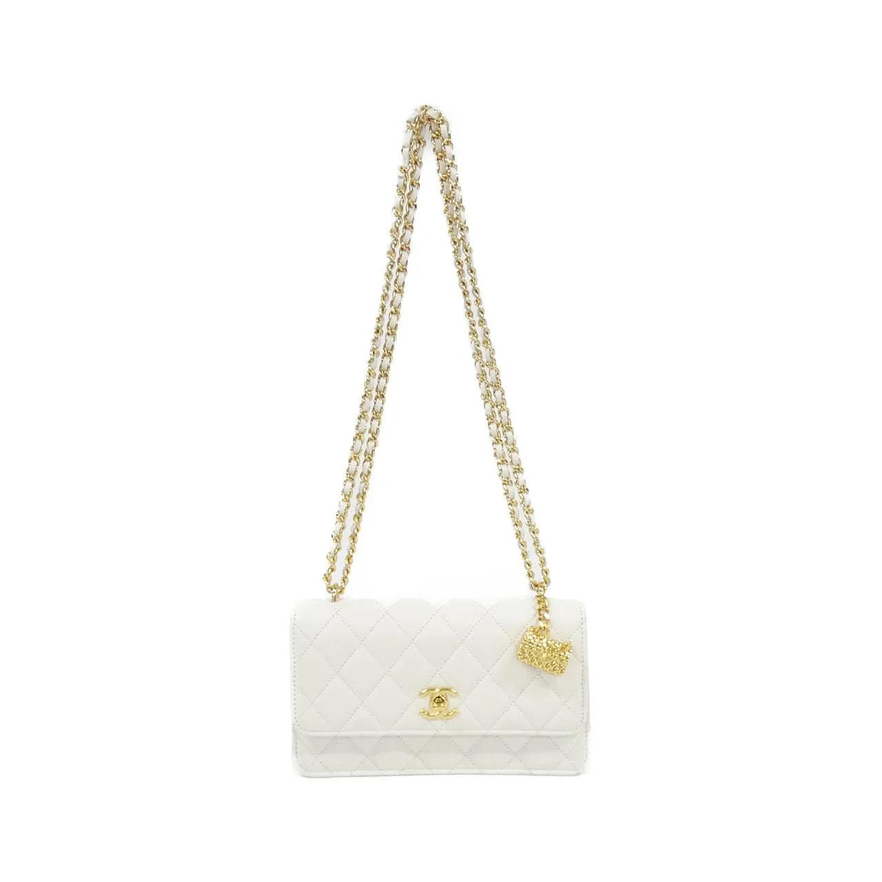 CHANEL Chanel 19 AP3318 Wallet Grained Calfskin