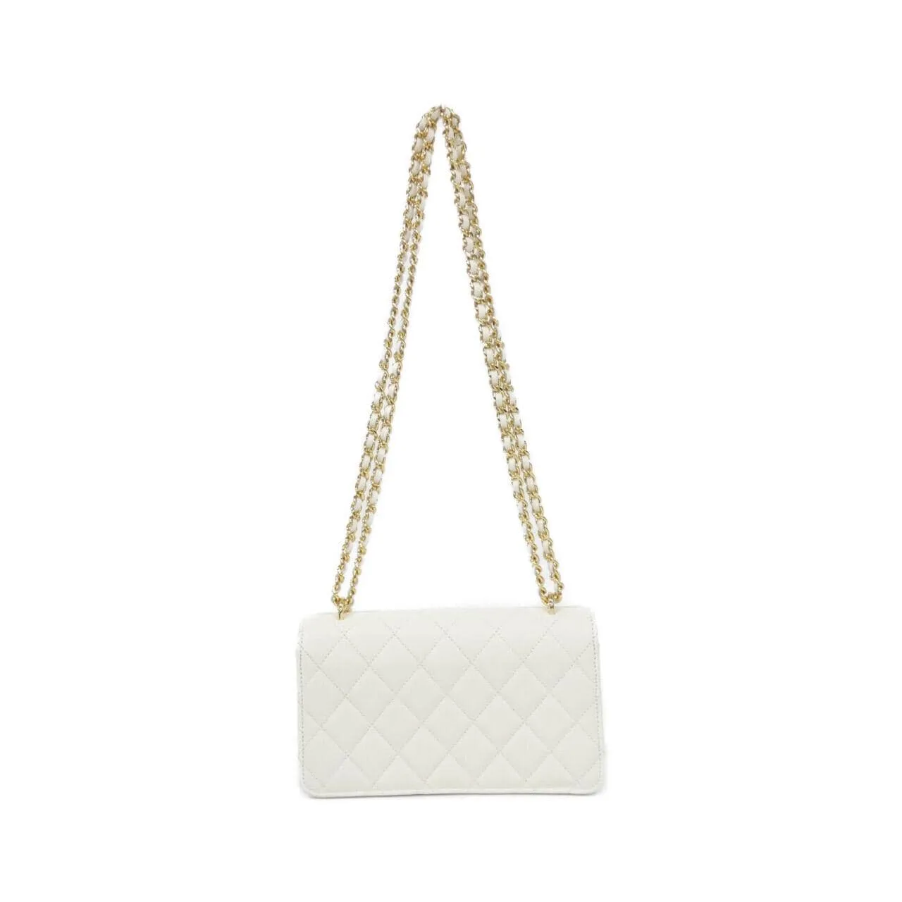 CHANEL Chanel 19 AP3318 Wallet Grained Calfskin White Grained Calfskin Rank A - Thumbnail 2