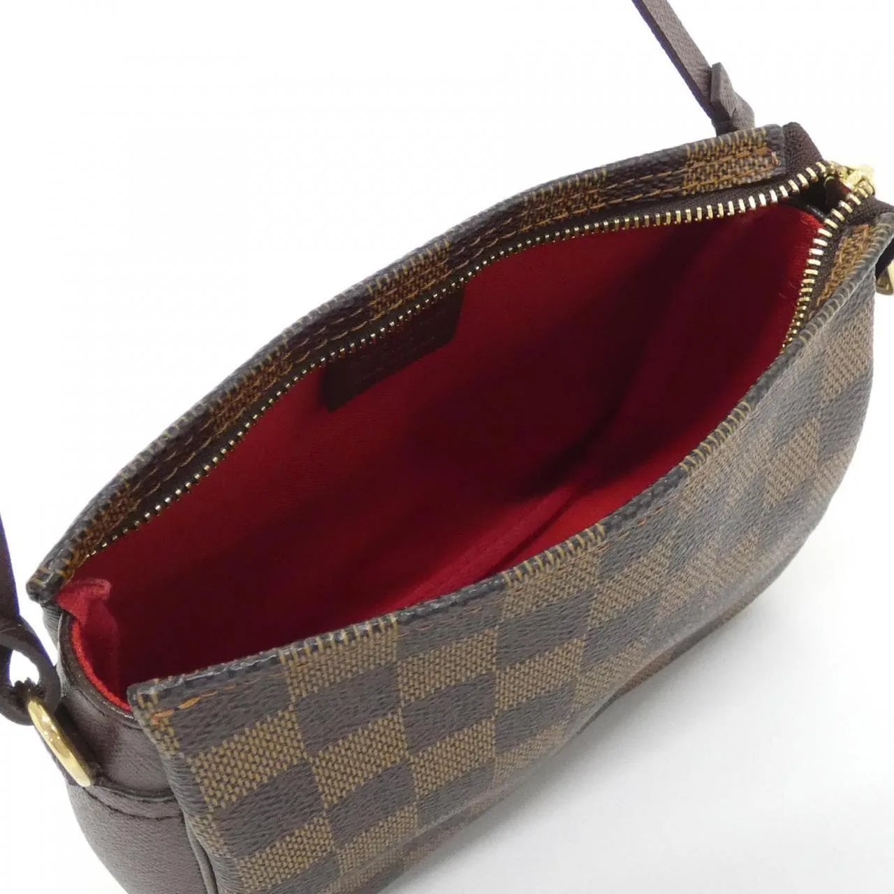 LOUIS VUITTON N51982 Pouch Damier 黑色 Damier 中古品A - 縮圖 5
