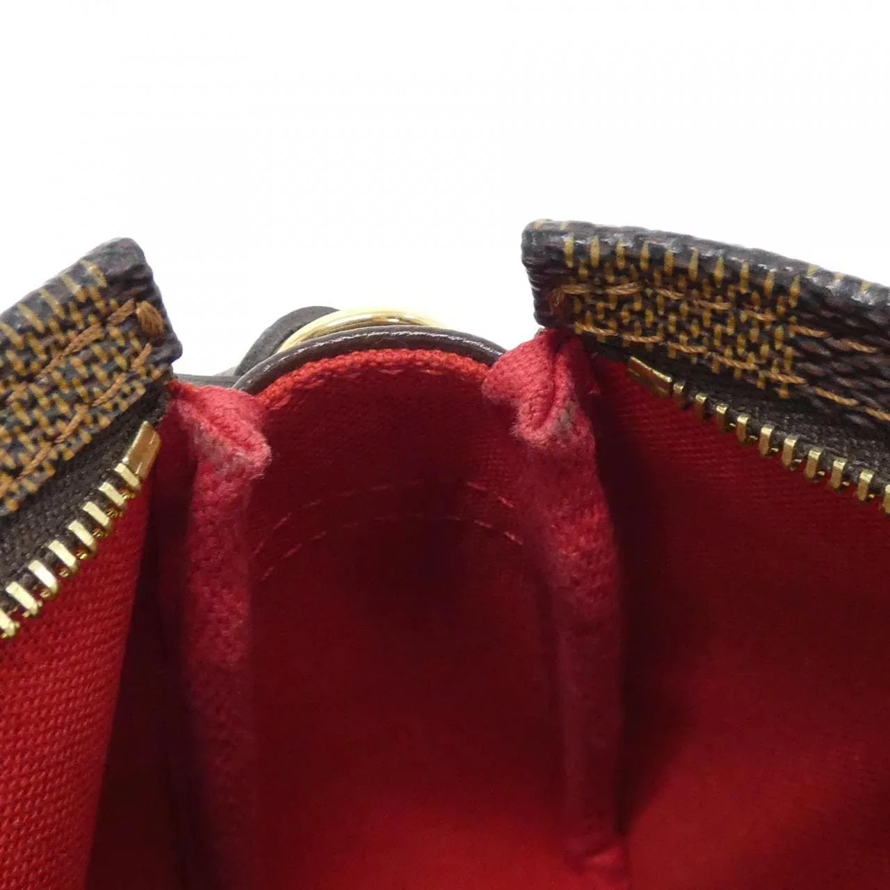 LOUIS VUITTON N51982 Pouch Damier 黑色 Damier 中古品A - 縮圖 6