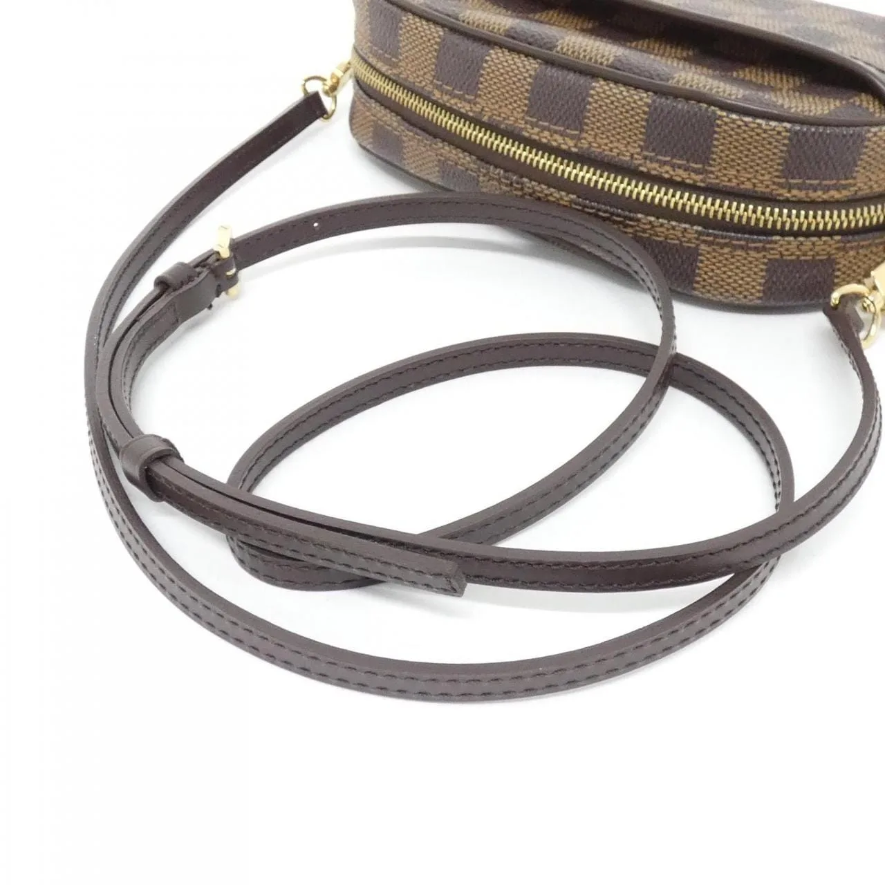 LOUIS VUITTON Pochette N51296 Shoulder Damier 黑色 Damier 中古品A - 縮圖 5