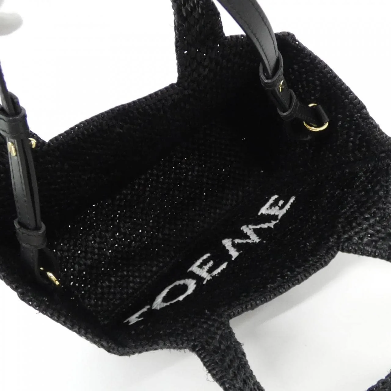 LOEWE A685B59X01 Tote 黑色 中古品A - 縮圖 6