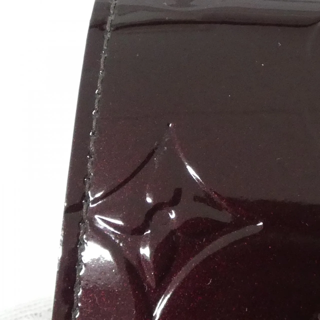 LOUIS VUITTON M91409 Card Case Vernis 黑色 Vernis 中古品A - 縮圖 4