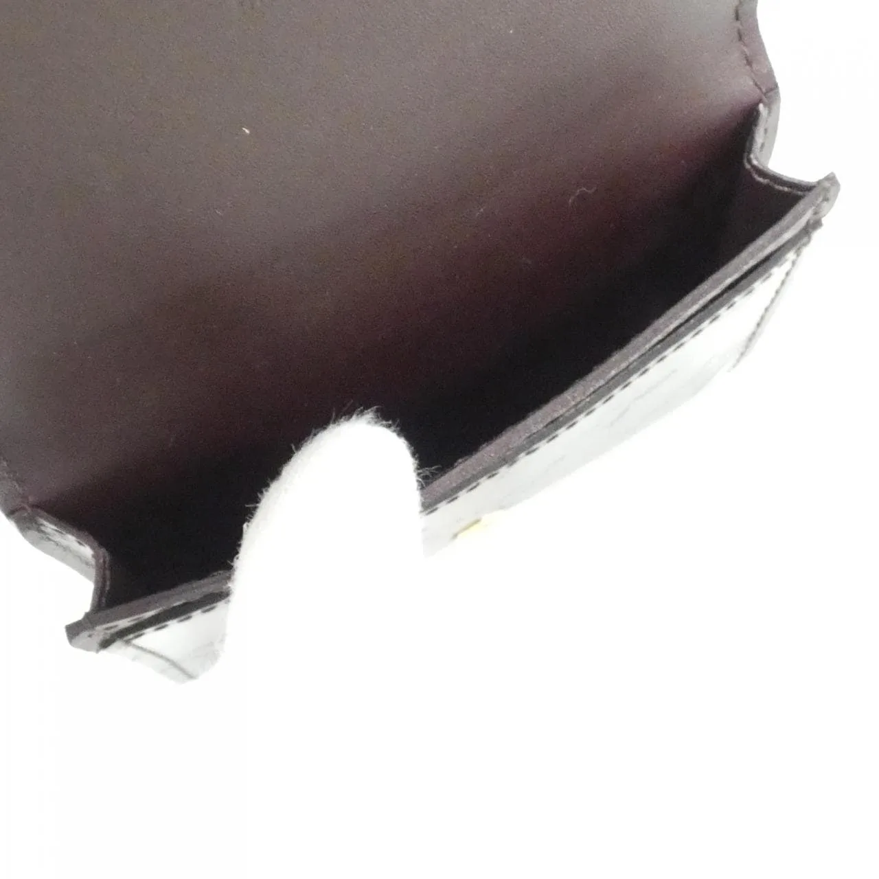 LOUIS VUITTON M91409 Card Case Vernis 黑色 Vernis 中古品A - 縮圖 8