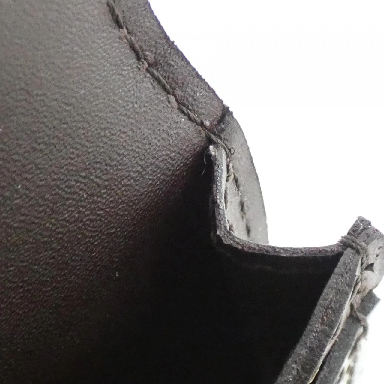 LOUIS VUITTON M91409 Card Case Vernis 黑色 Vernis 中古品A - 縮圖 9