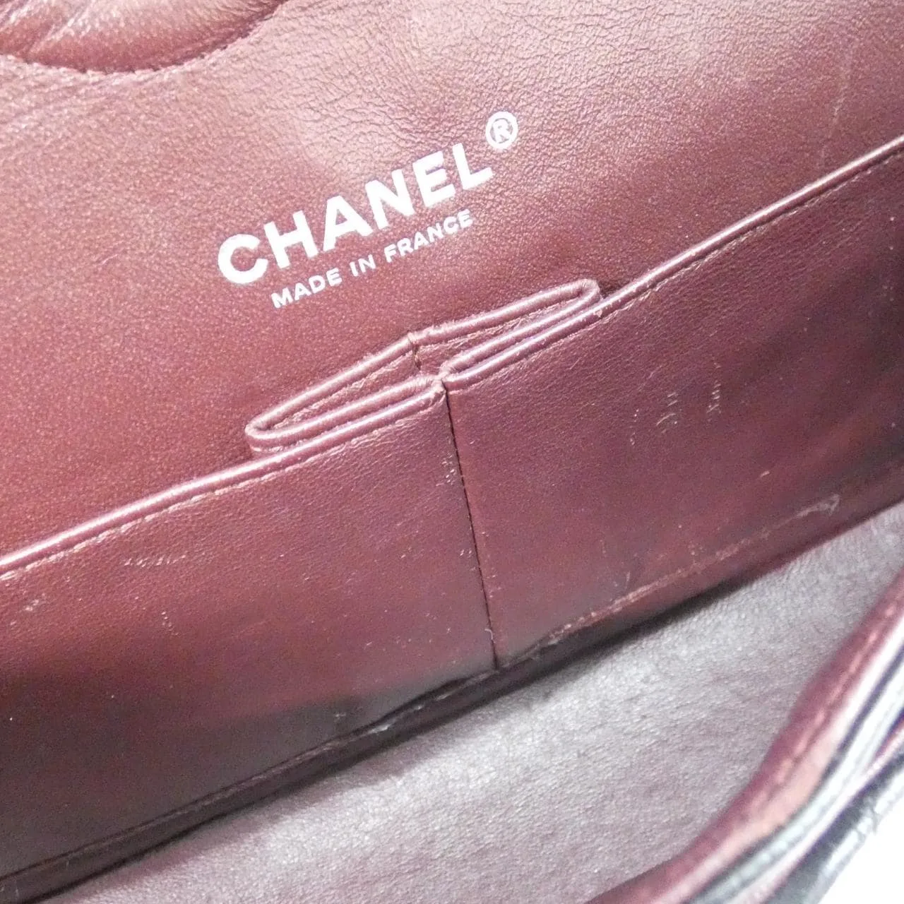 CHANEL Matelasse 1112 Shoulder Grained Calfskin Black Grained Calfskin Rank B - Thumbnail 10