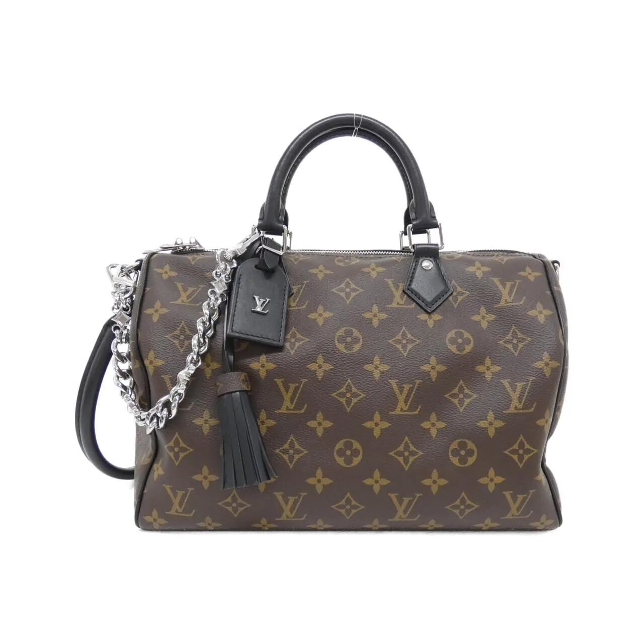 LOUIS VUITTON Speedy M12243 Boston Monogram Black
