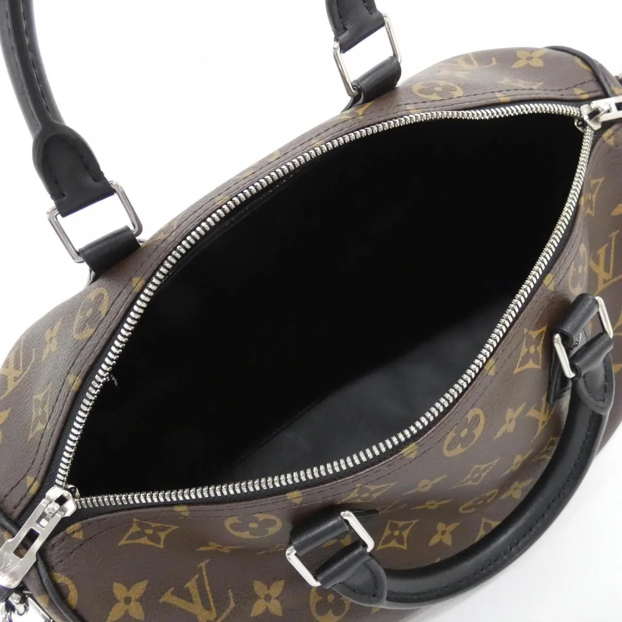 LOUIS VUITTON Speedy M12243 Boston Monogram 黑色 Monogram 中古品A - 縮圖 6