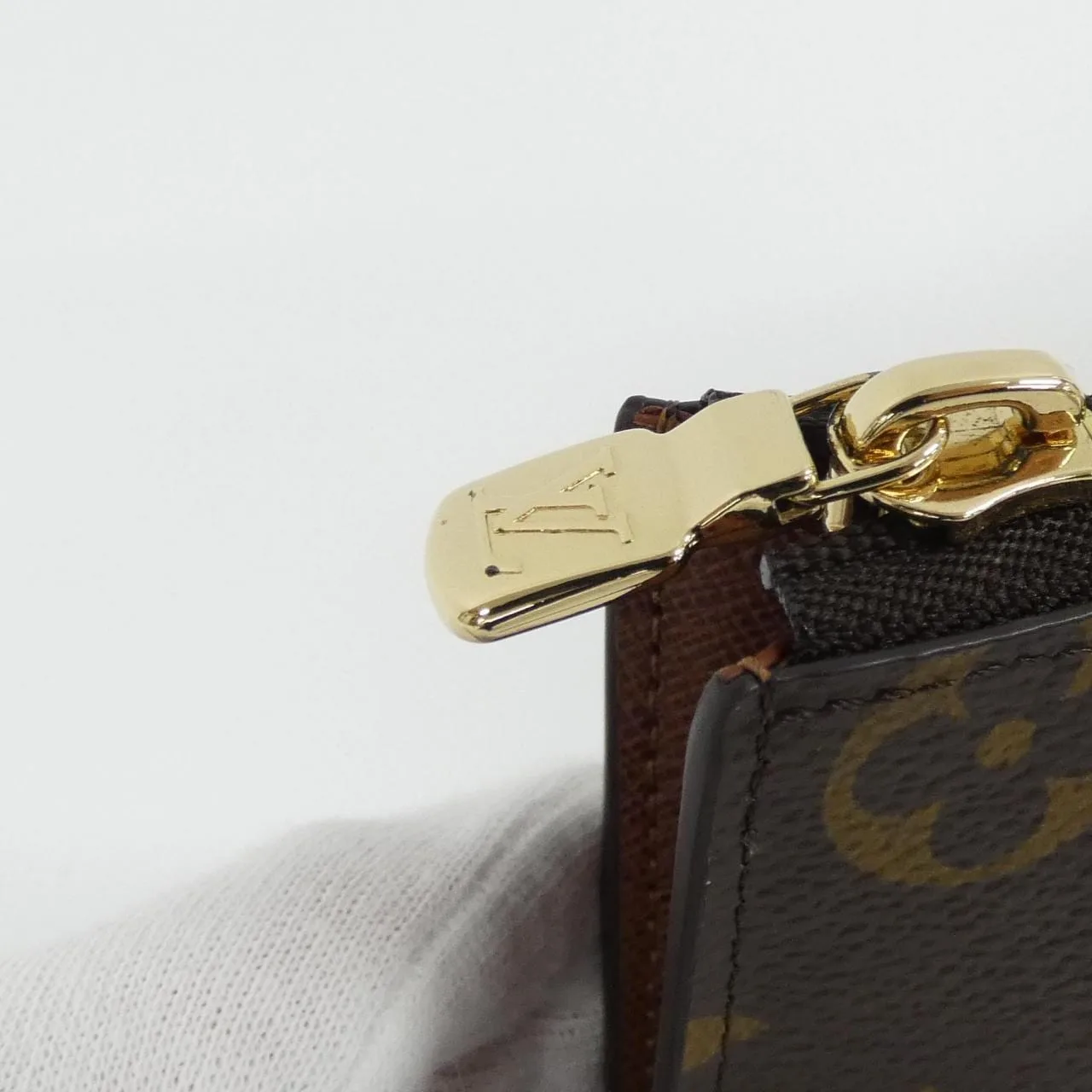 LOUIS VUITTON M83476 Wallet Monogram 黑色 Monogram 中古品A - 縮圖 3