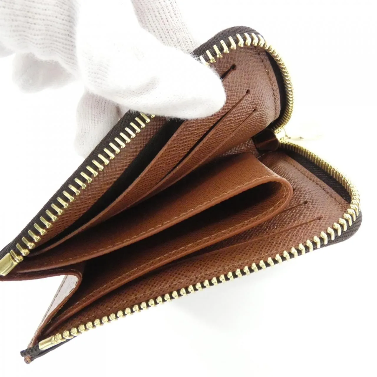 LOUIS VUITTON M83476 Wallet Monogram 黑色 Monogram 中古品A - 縮圖 4