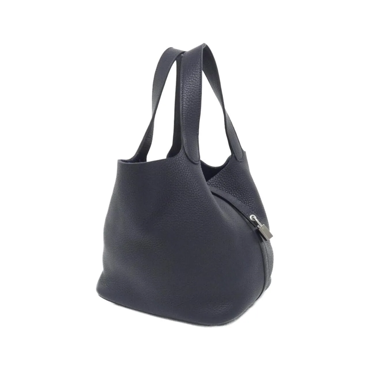 HERMES Picotin 060991CK Handbag Clemence