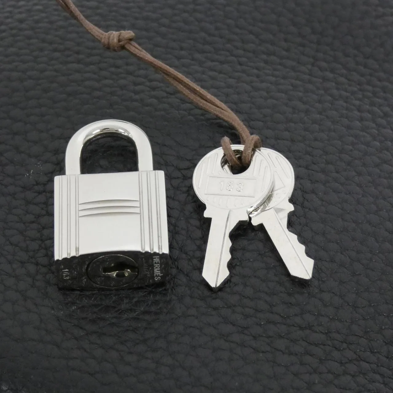 HERMES Picotin 060991CK Handbag Clemence Blue Clemence Leather Rank A - Thumbnail 6