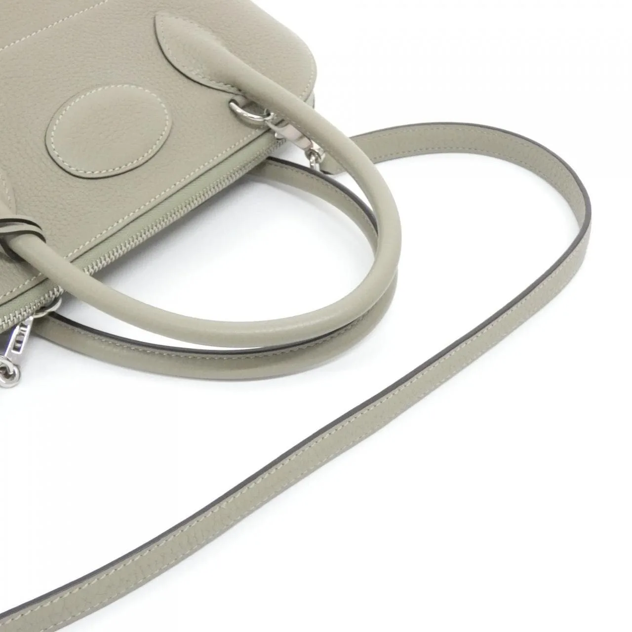 HERMES Bolide 073419CK Handbag Clemence Black Clemence Leather Rank A - Thumbnail 6