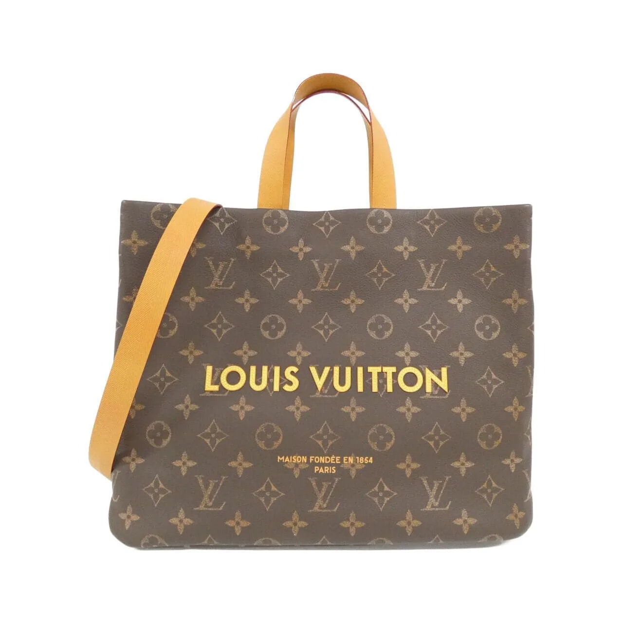 LOUIS VUITTON M13928 Tote Monogram Black