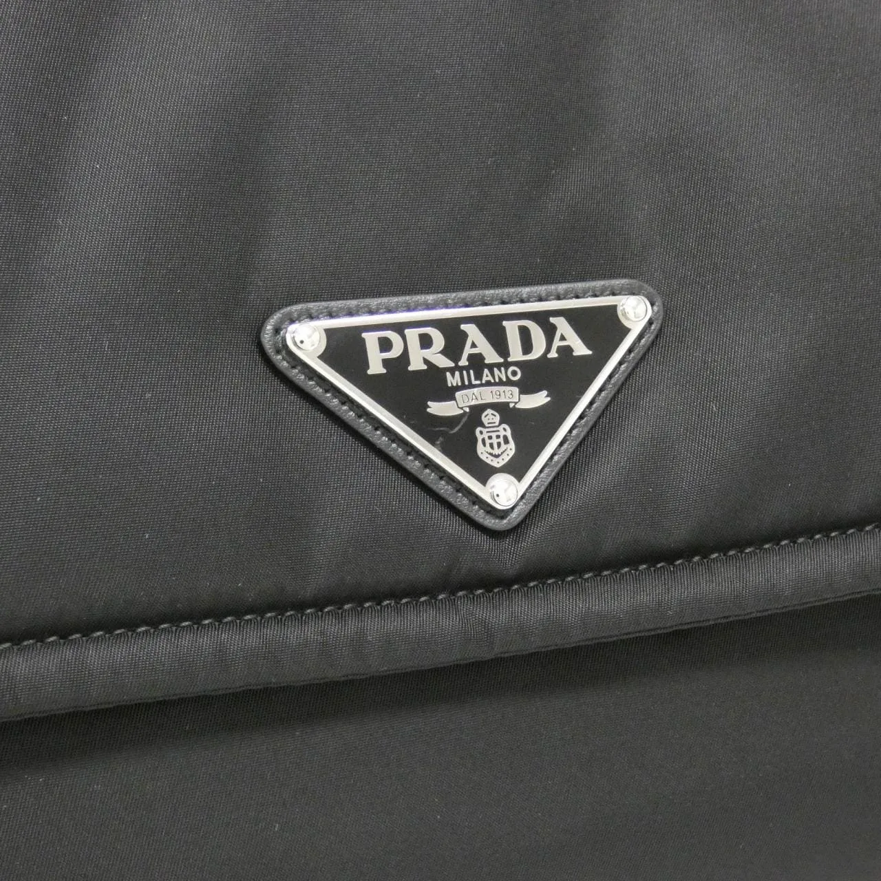 PRADA 1BD255 Shoulder 黑色 中古品A - 縮圖 4