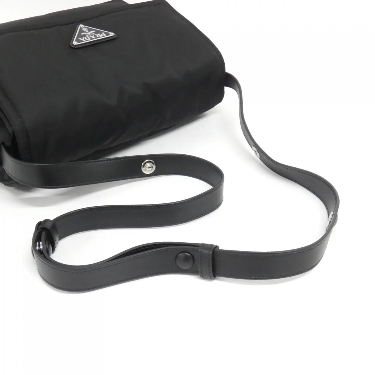 PRADA 1BD255 Shoulder 黑色 中古品A - 縮圖 5