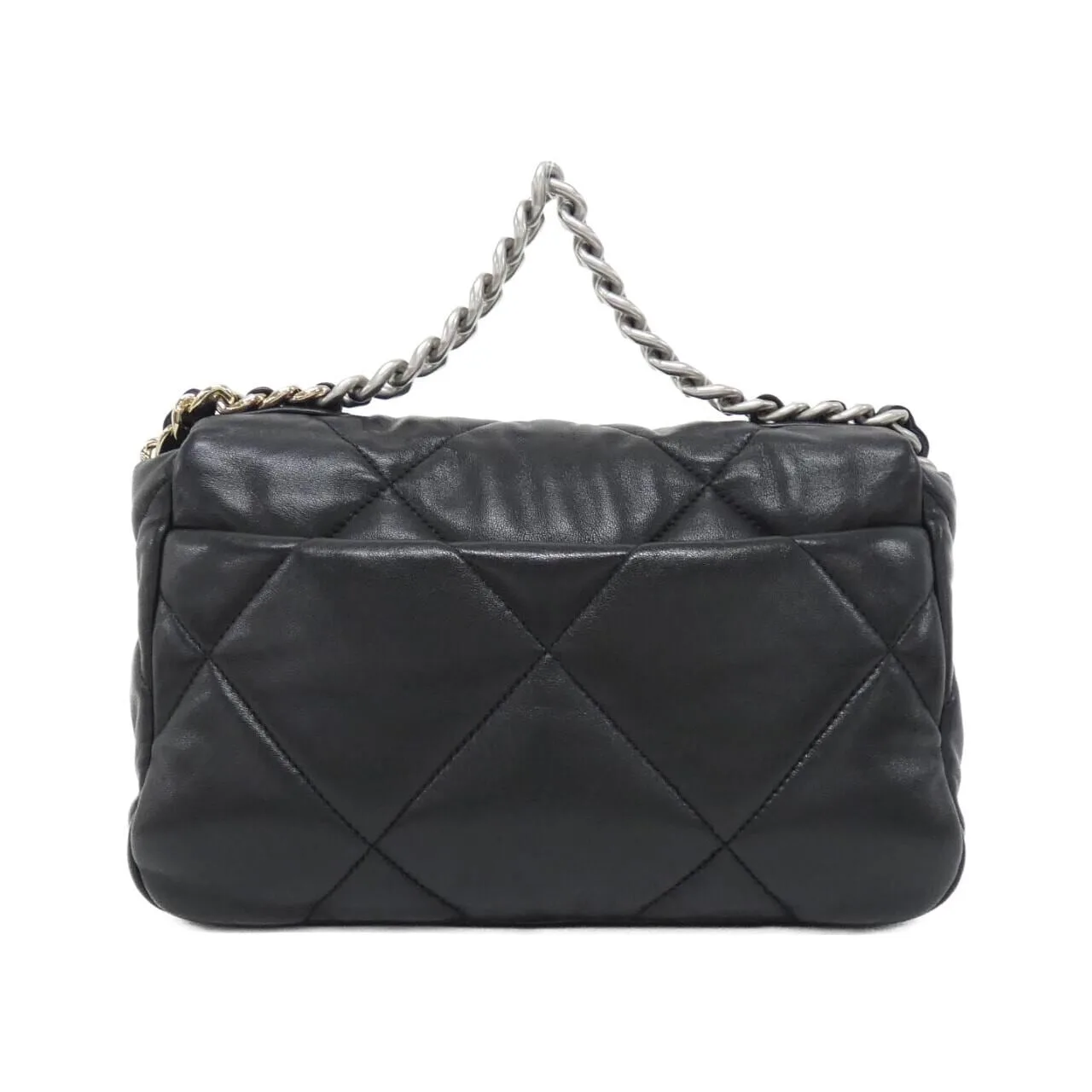 CHANEL Chanel 19 AS1160 Shoulder Lambskin Black Lambskin Rank A - Thumbnail 2