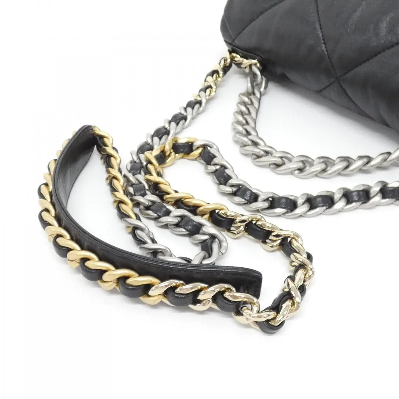 CHANEL Chanel 19 AS1160 Shoulder Lambskin Black Lambskin Rank A - Thumbnail 5