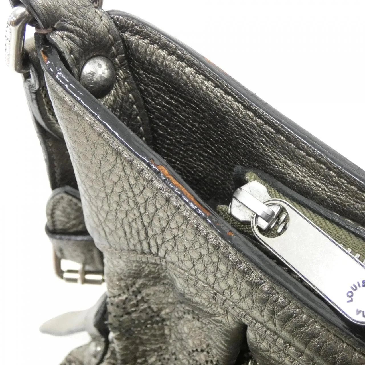 LOUIS VUITTON Mahina M95717 Shoulder 黑色 中古品A - 縮圖 4