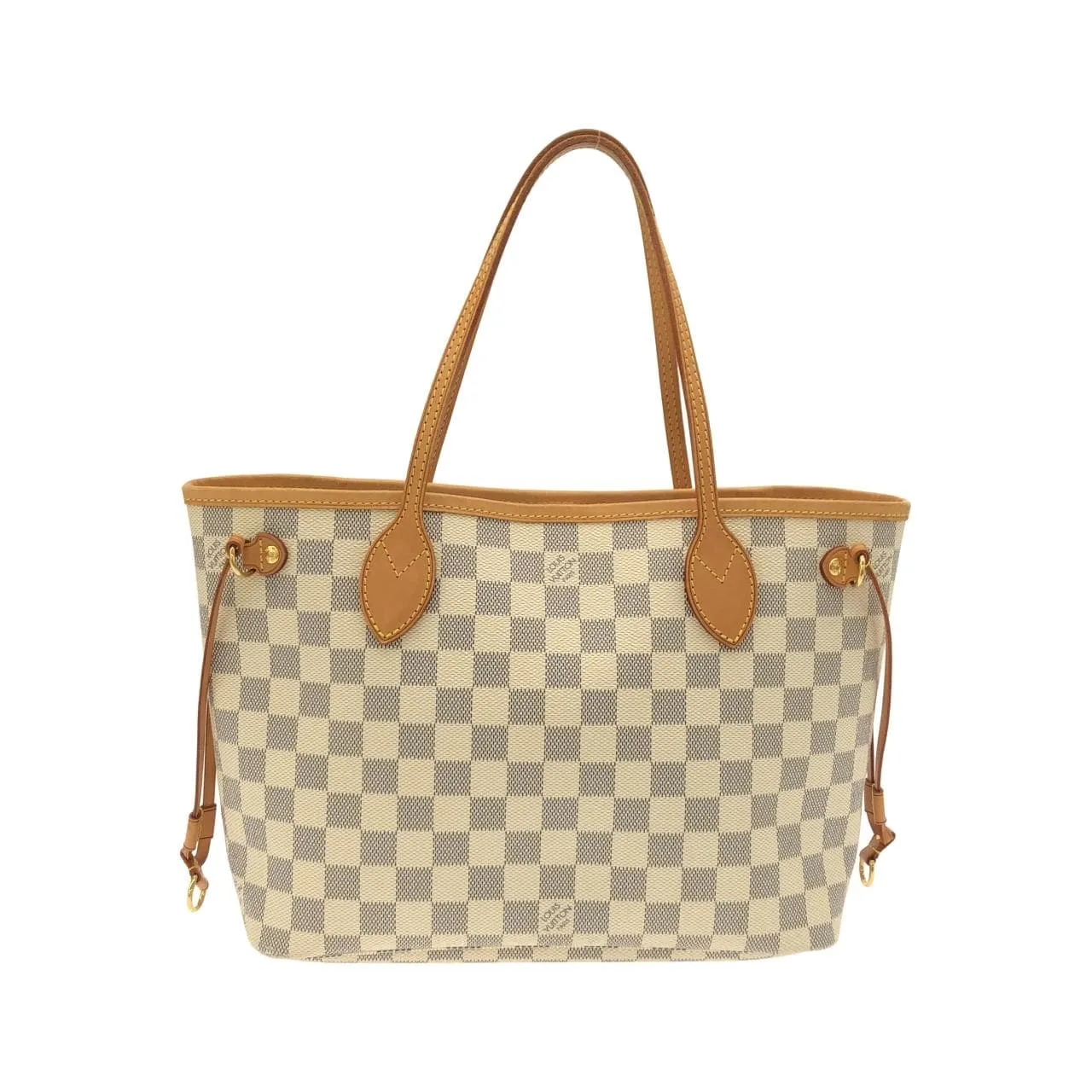 LOUIS VUITTON Neverfull N51110 Tote Damier Black