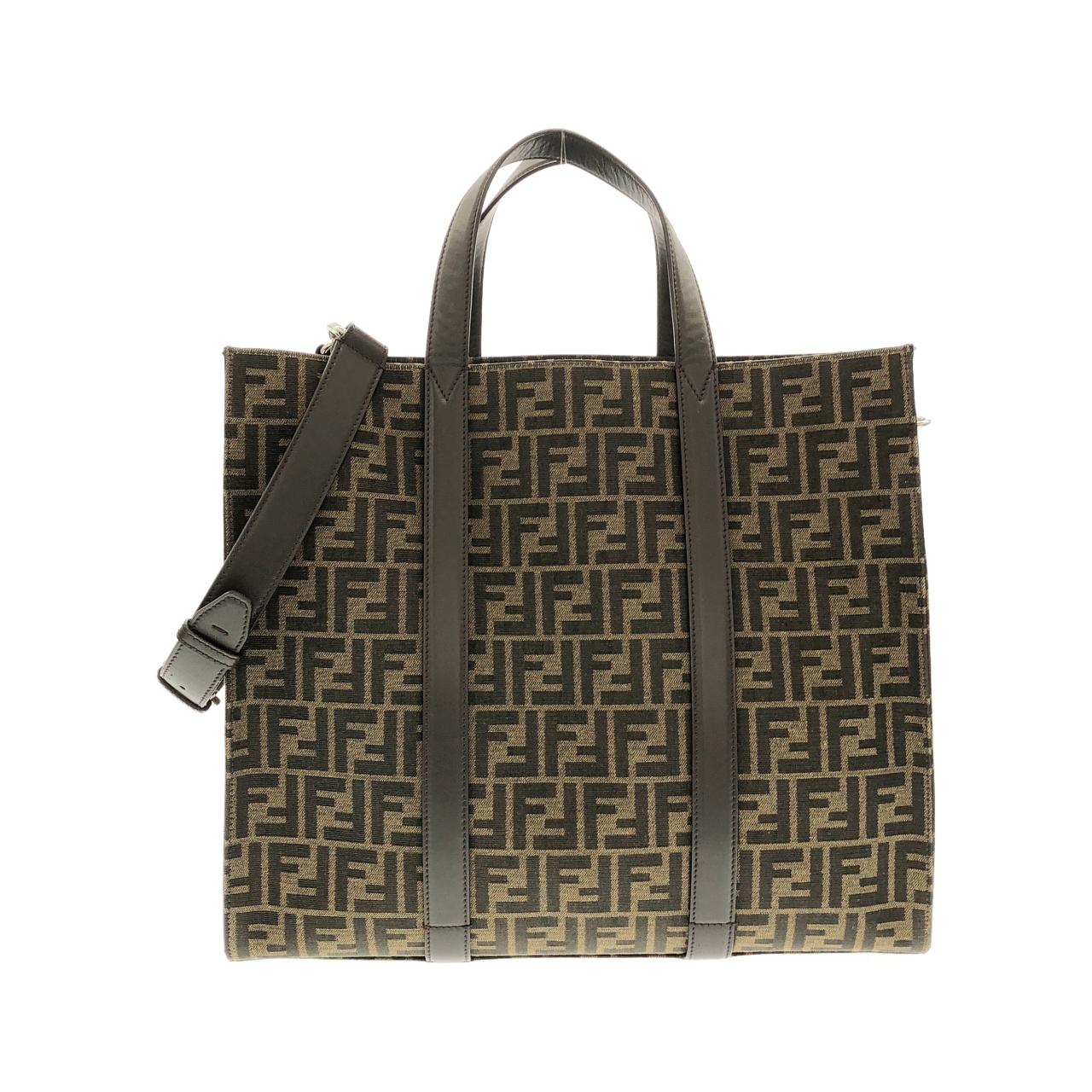 FENDI Baguette 7VA390 AG0M 手提包 帆布