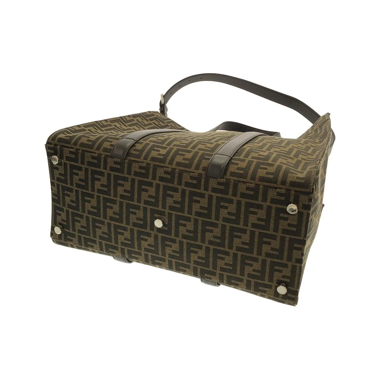 FENDI Baguette 7VA390 AG0M Handbag Canvas Silver Canvas Rank A - Thumbnail 3