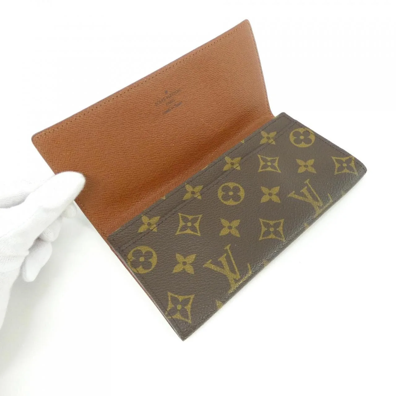 LOUIS VUITTON M61818 Coin Case Monogram 黑色 Monogram 中古品A - 縮圖 6