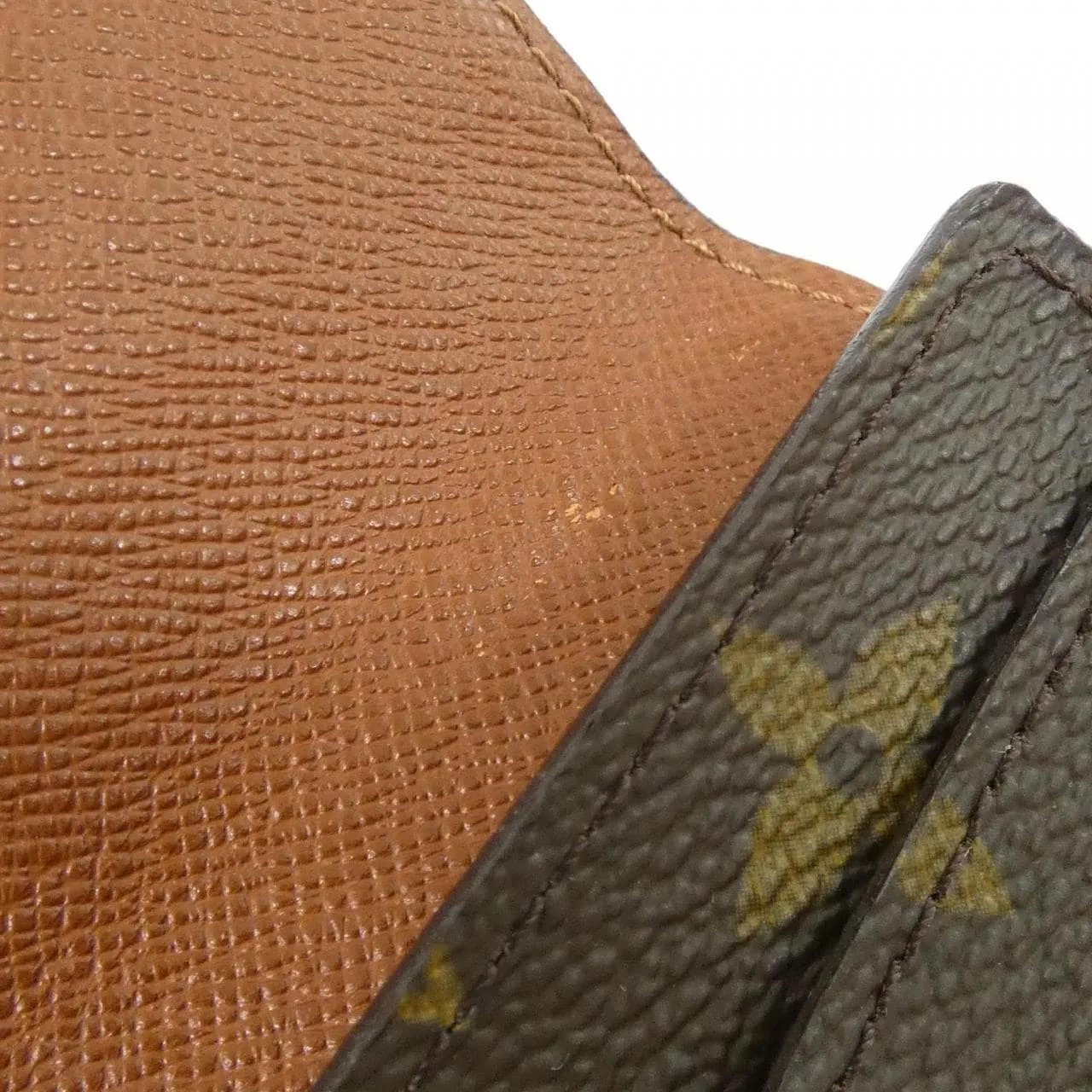 LOUIS VUITTON M61818 Coin Case Monogram 黑色 Monogram 中古品A - 縮圖 8