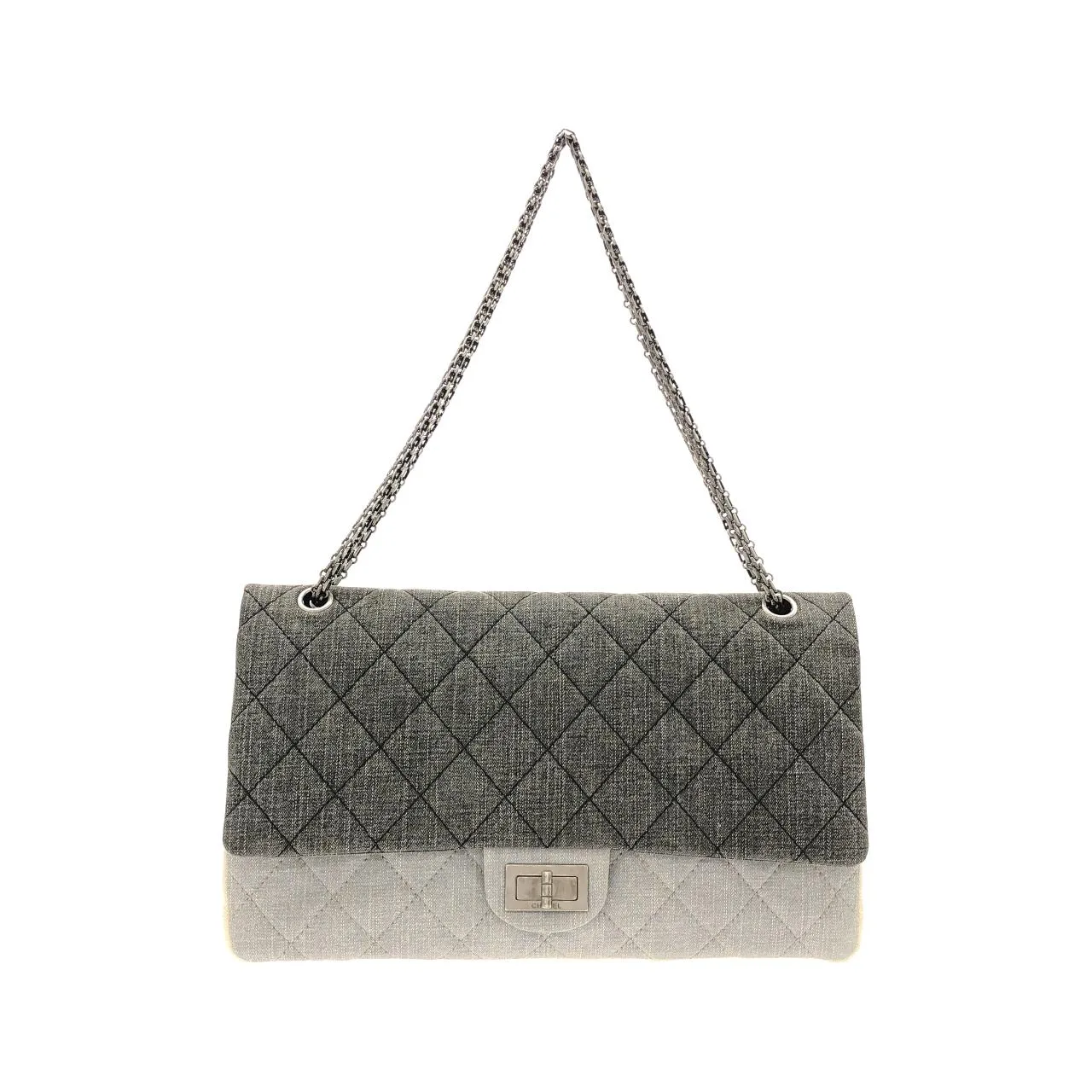 CHANEL 37591 Shoulder Denim Black