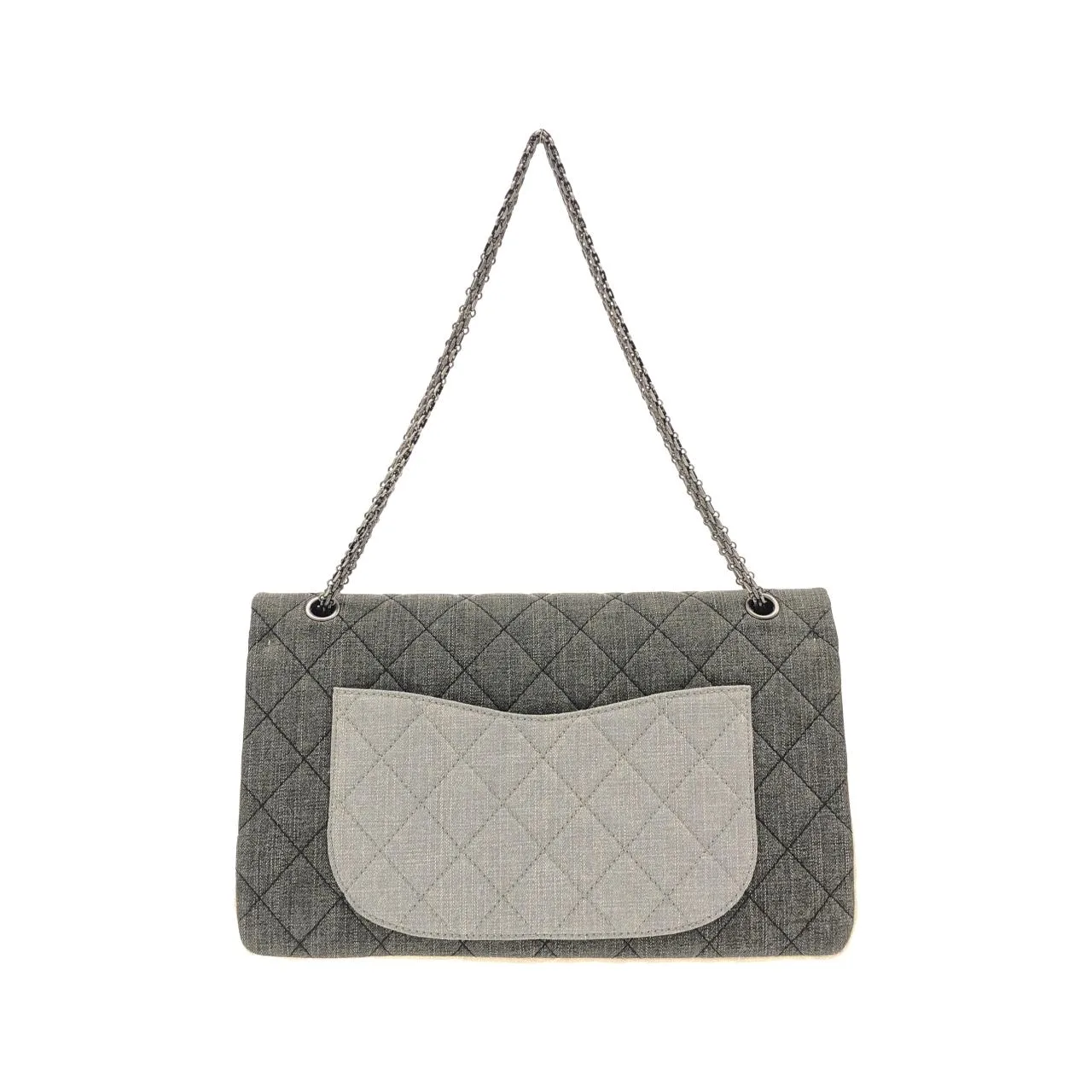 CHANEL 37591 Shoulder Denim Black Denim Rank A - Thumbnail 2