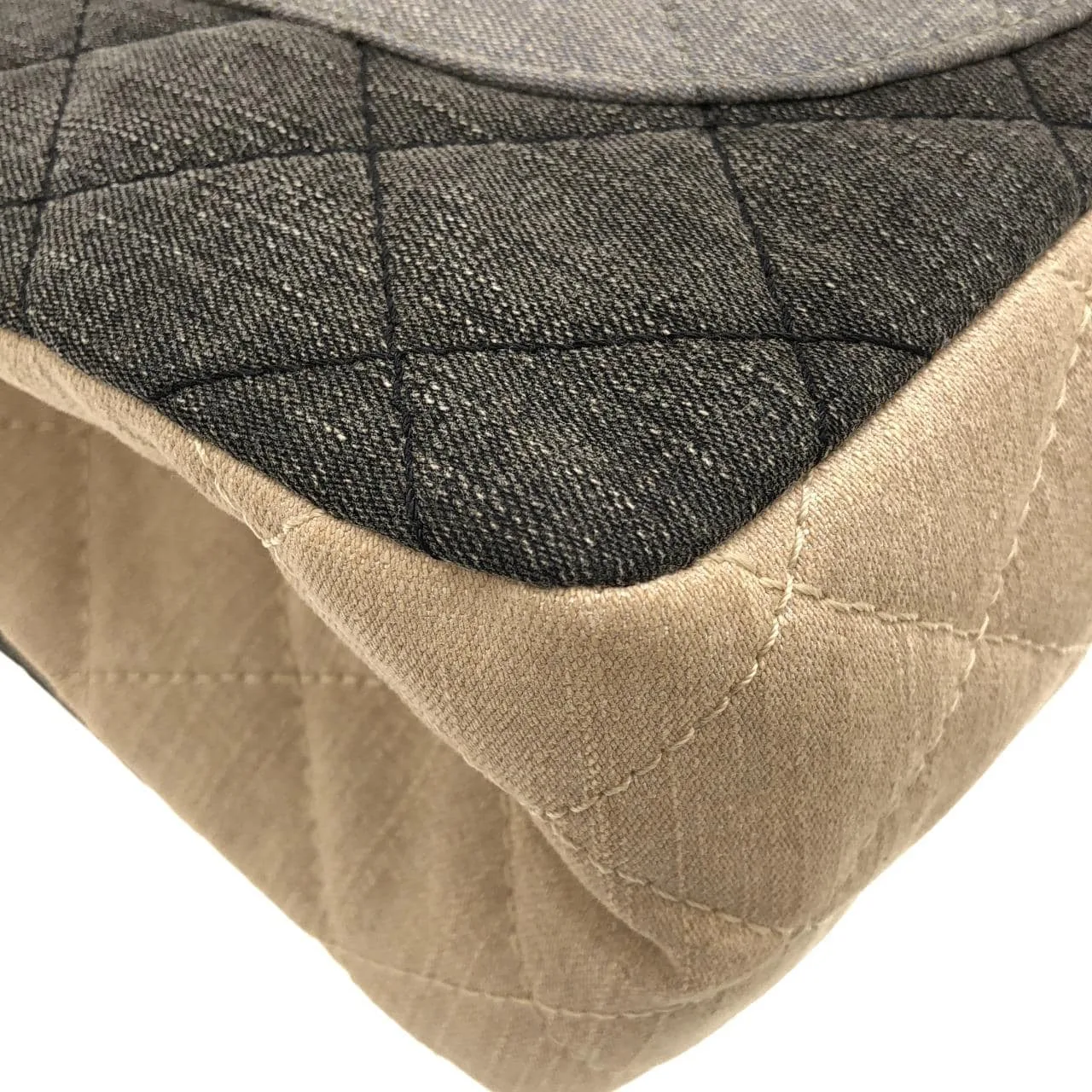 CHANEL 37591 Shoulder Denim Black Denim Rank A - Thumbnail 3