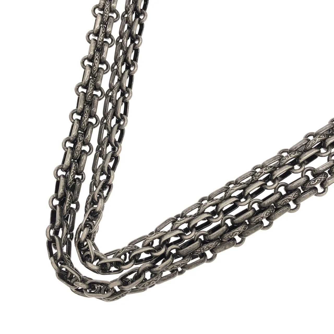 CHANEL 37591 Shoulder Denim Black Denim Rank A - Thumbnail 6