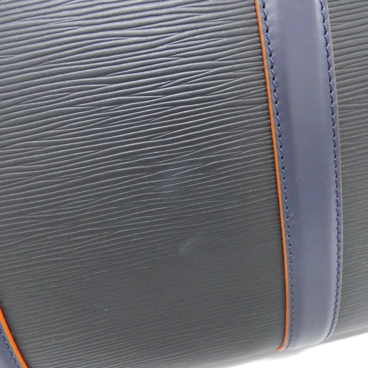 LOUIS VUITTON Keepall M51462 Boston Damier 深藍色 Damier 中古品A - 縮圖 4