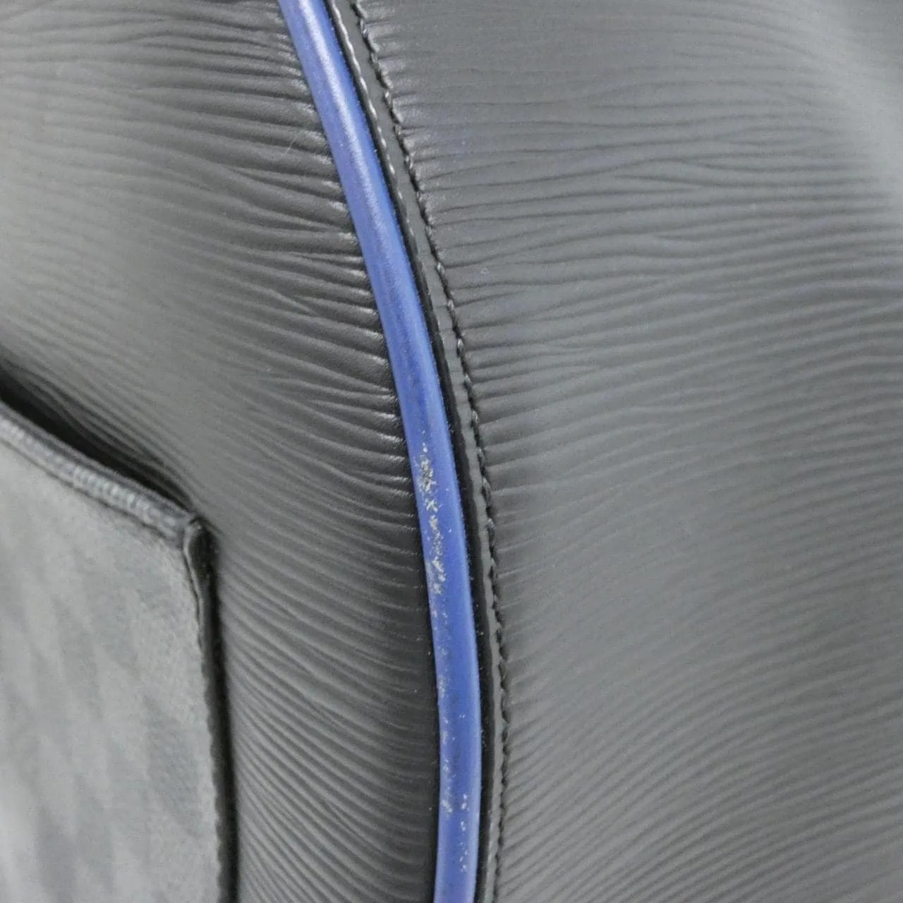 LOUIS VUITTON Keepall M51462 Boston Damier 深藍色 Damier 中古品A - 縮圖 8