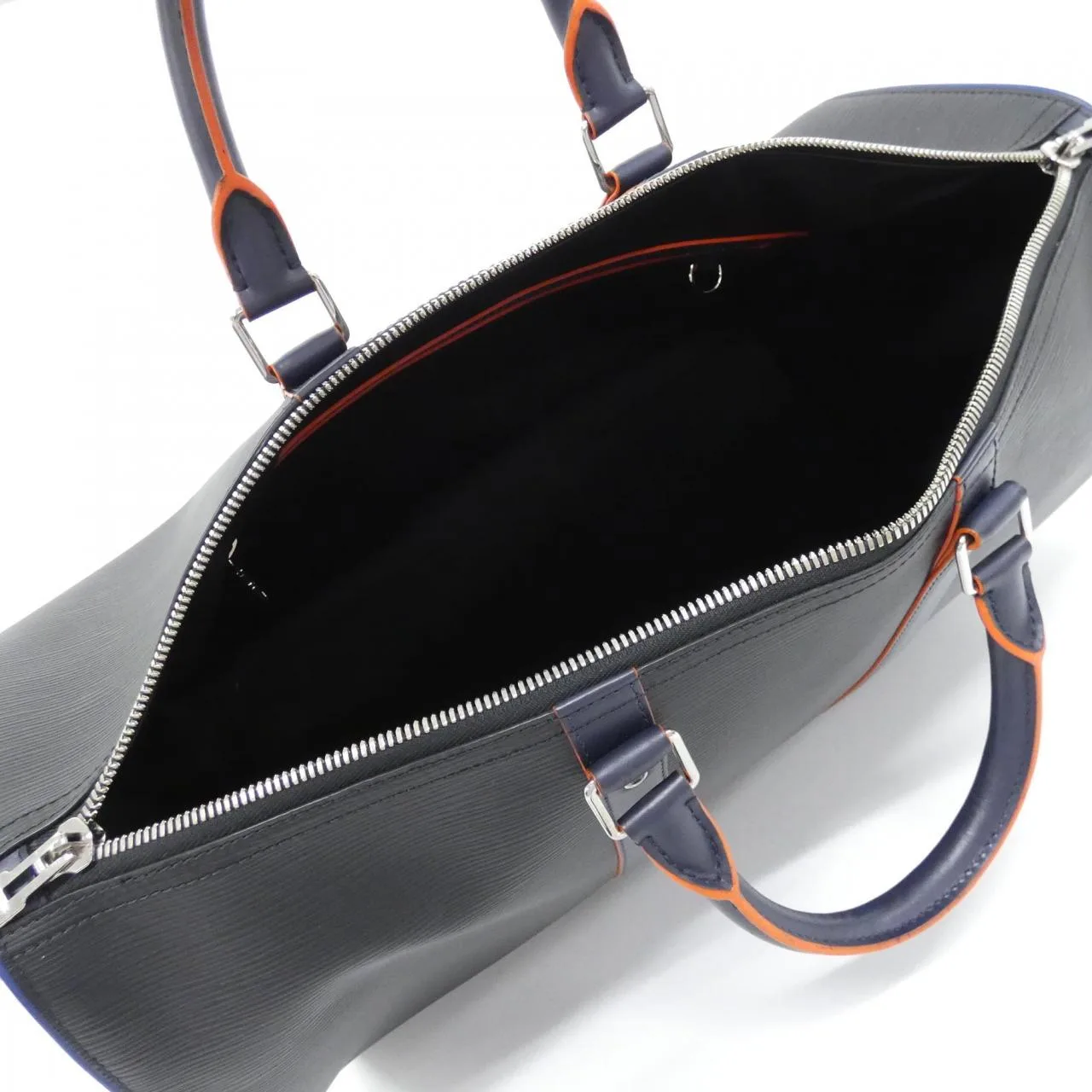 LOUIS VUITTON Keepall M51462 Boston Damier 深藍色 Damier 中古品A - 縮圖 10