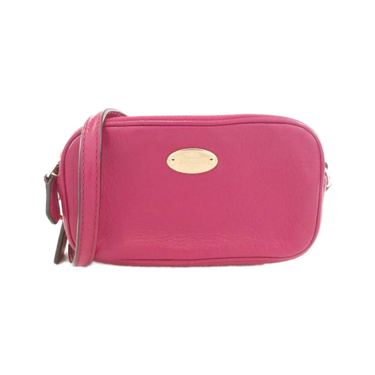 COACH F53372 Handbag Leather Black