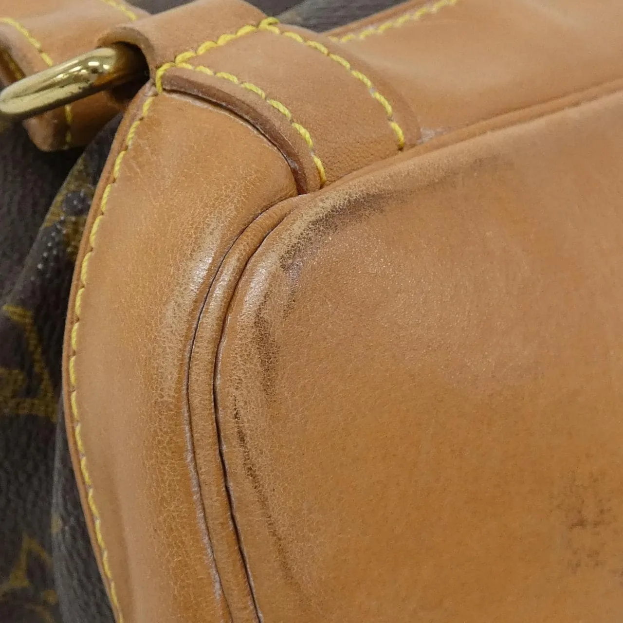 LOUIS VUITTON Montsouris M51135 Backpack Monogram 黑色 Monogram 中古品B - 縮圖 3