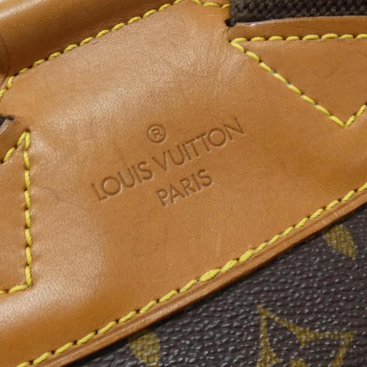 LOUIS VUITTON Montsouris M51135 Backpack Monogram 黑色 Monogram 中古品B - 縮圖 4