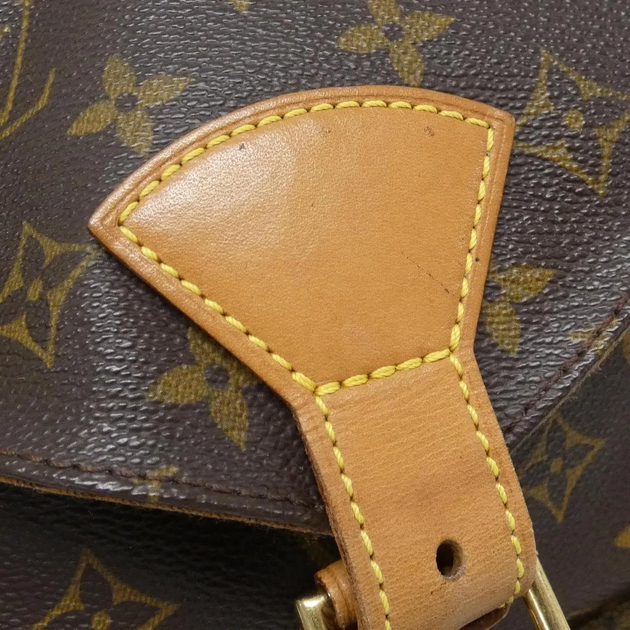 LOUIS VUITTON Montsouris M51135 Backpack Monogram 黑色 Monogram 中古品B - 縮圖 5