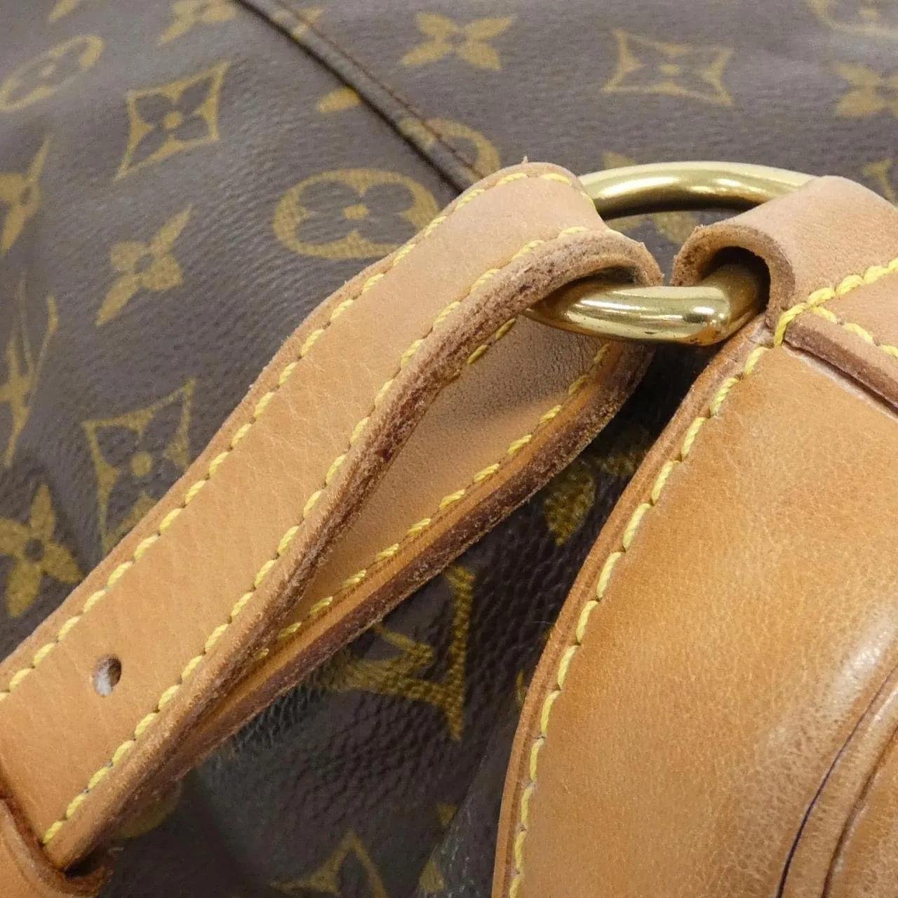 LOUIS VUITTON Montsouris M51135 Backpack Monogram 黑色 Monogram 中古品B - 縮圖 7