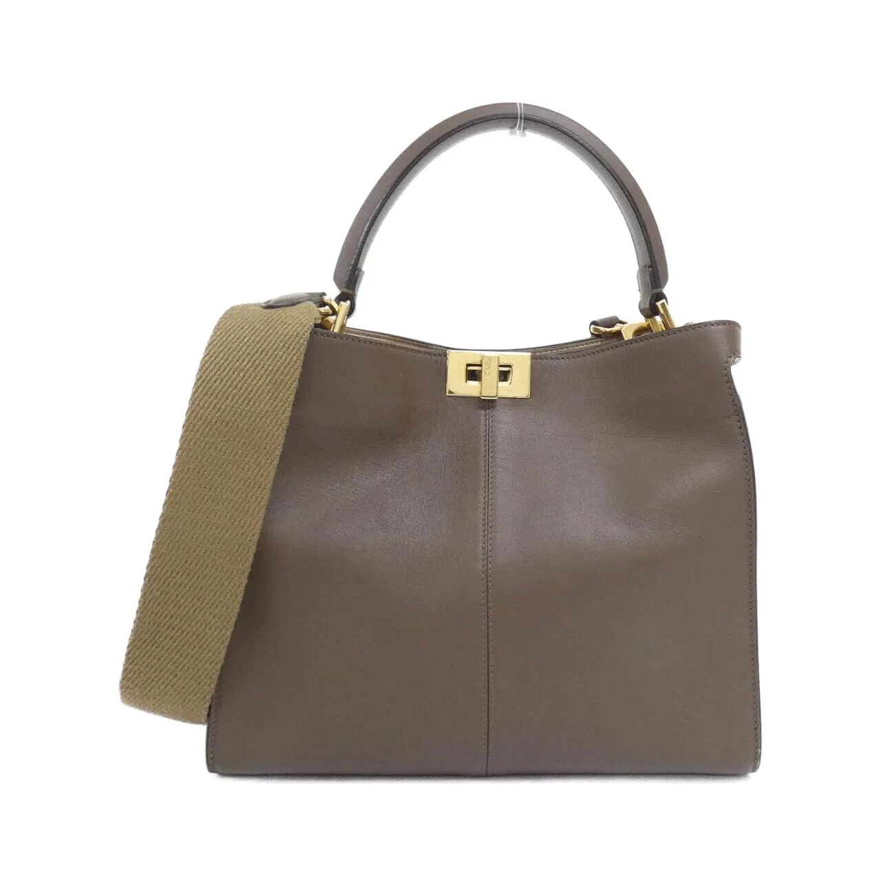 FENDI Peekaboo 8BN310 A5E9 Handbag Black