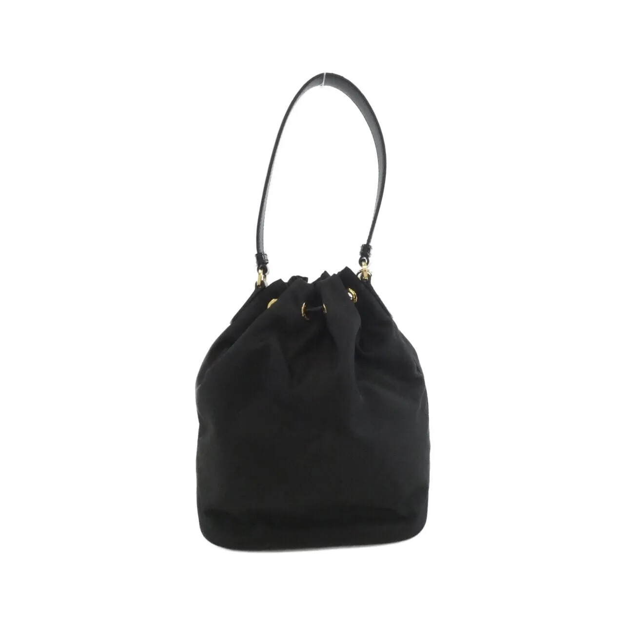 PRADA 1BH038 Handbag 黑色 中古品B - 縮圖 2