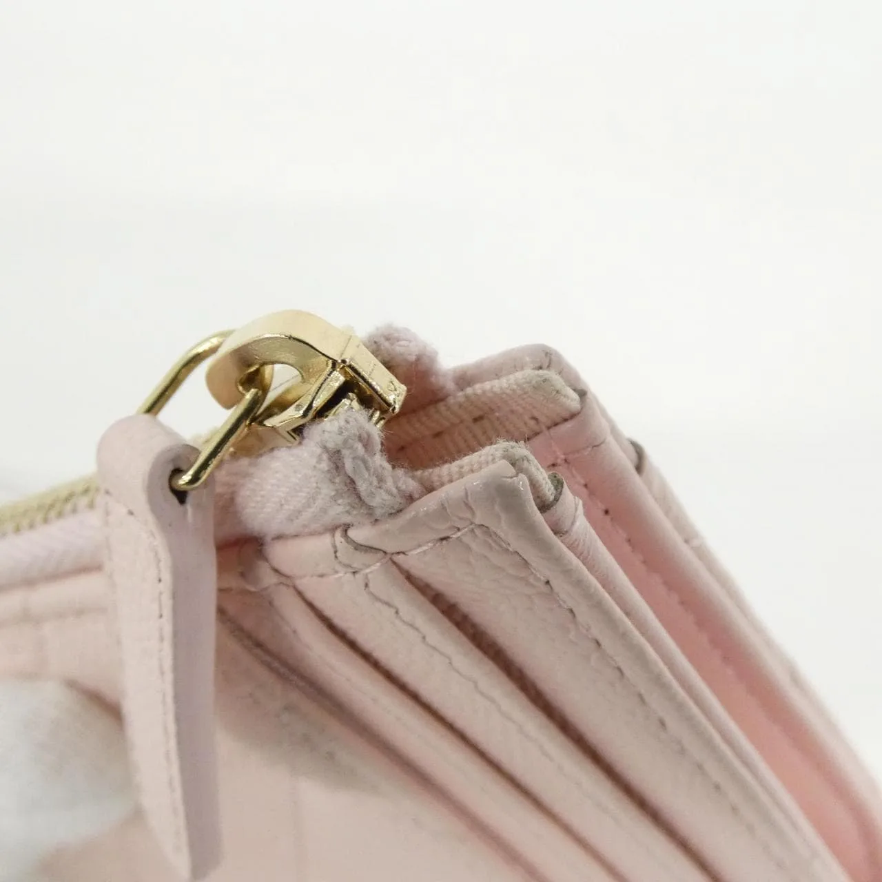 CHANEL Timeless Classic AP4893 Card Case Grained Calfskin 粉色 荔枝紋牛皮 中古品A - 縮圖 4