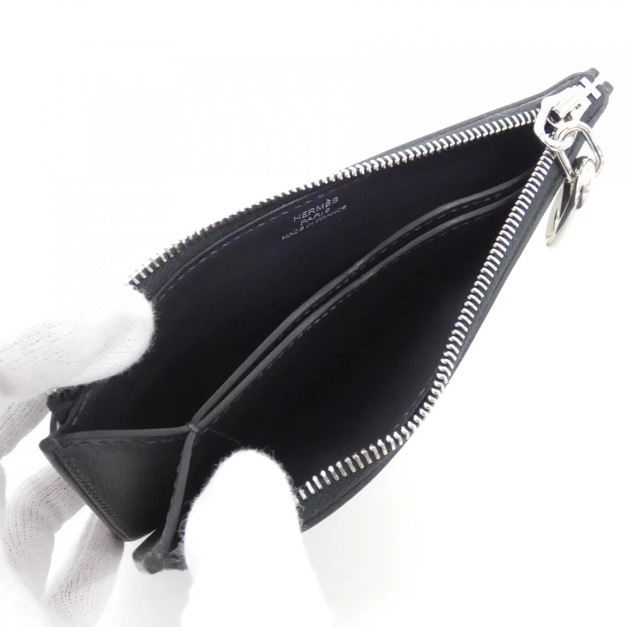 HERMES 086972CK Card Case Swift