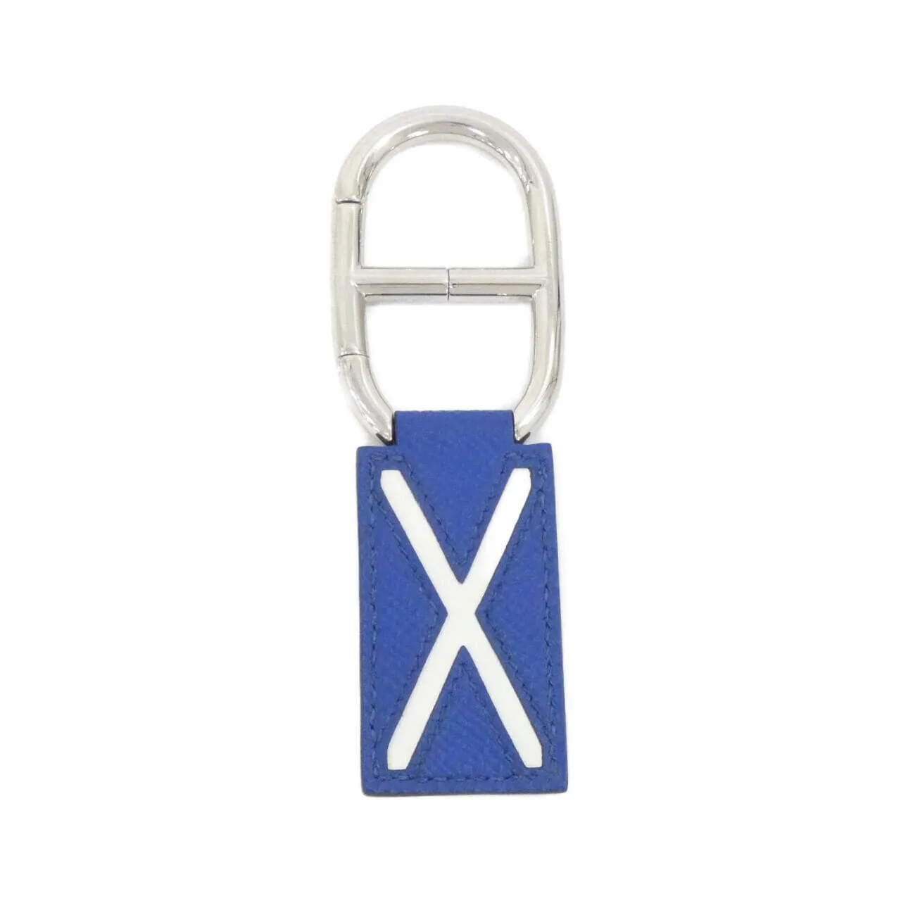HERMES 085679CJ Key Case Epsom White
