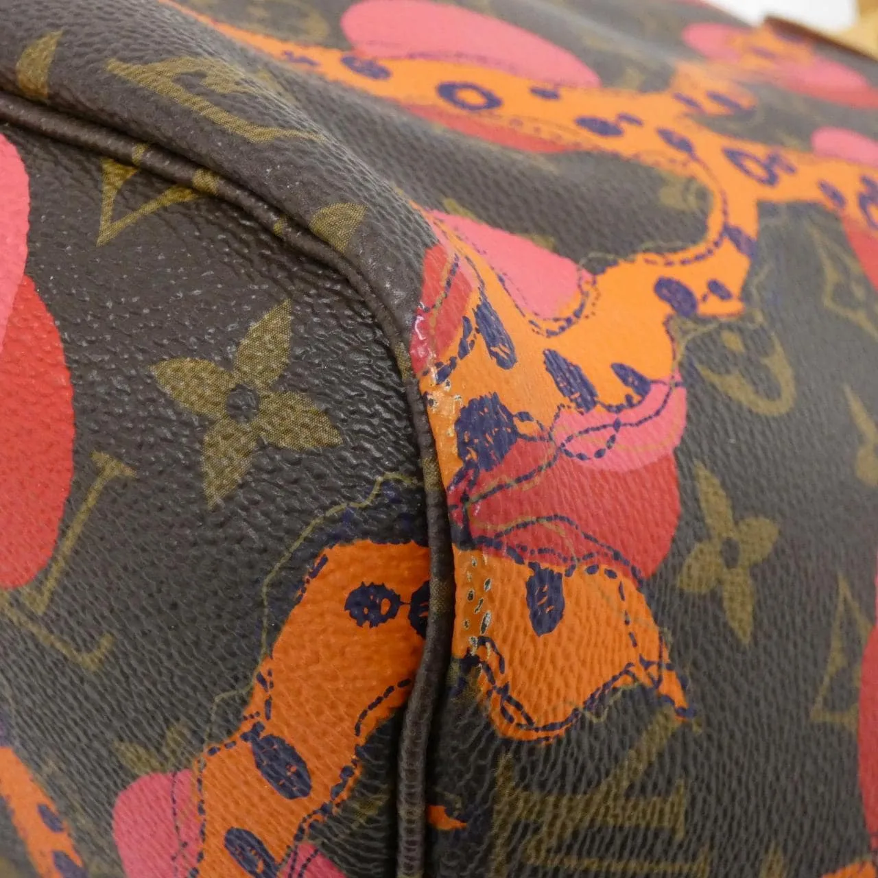 LOUIS VUITTON Neverfull M41603 Tote Monogram 黑色 Monogram 中古品A - 縮圖 2