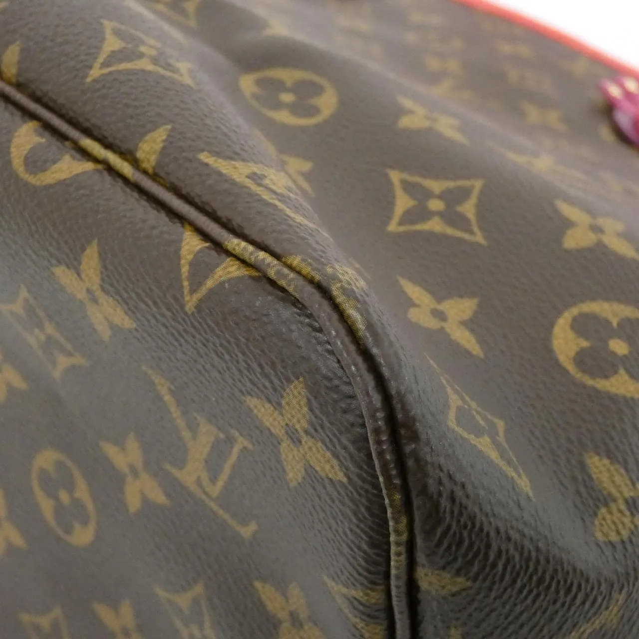 LOUIS VUITTON Neverfull M41663 Tote Monogram 黑色 Monogram 中古品A - 縮圖 2