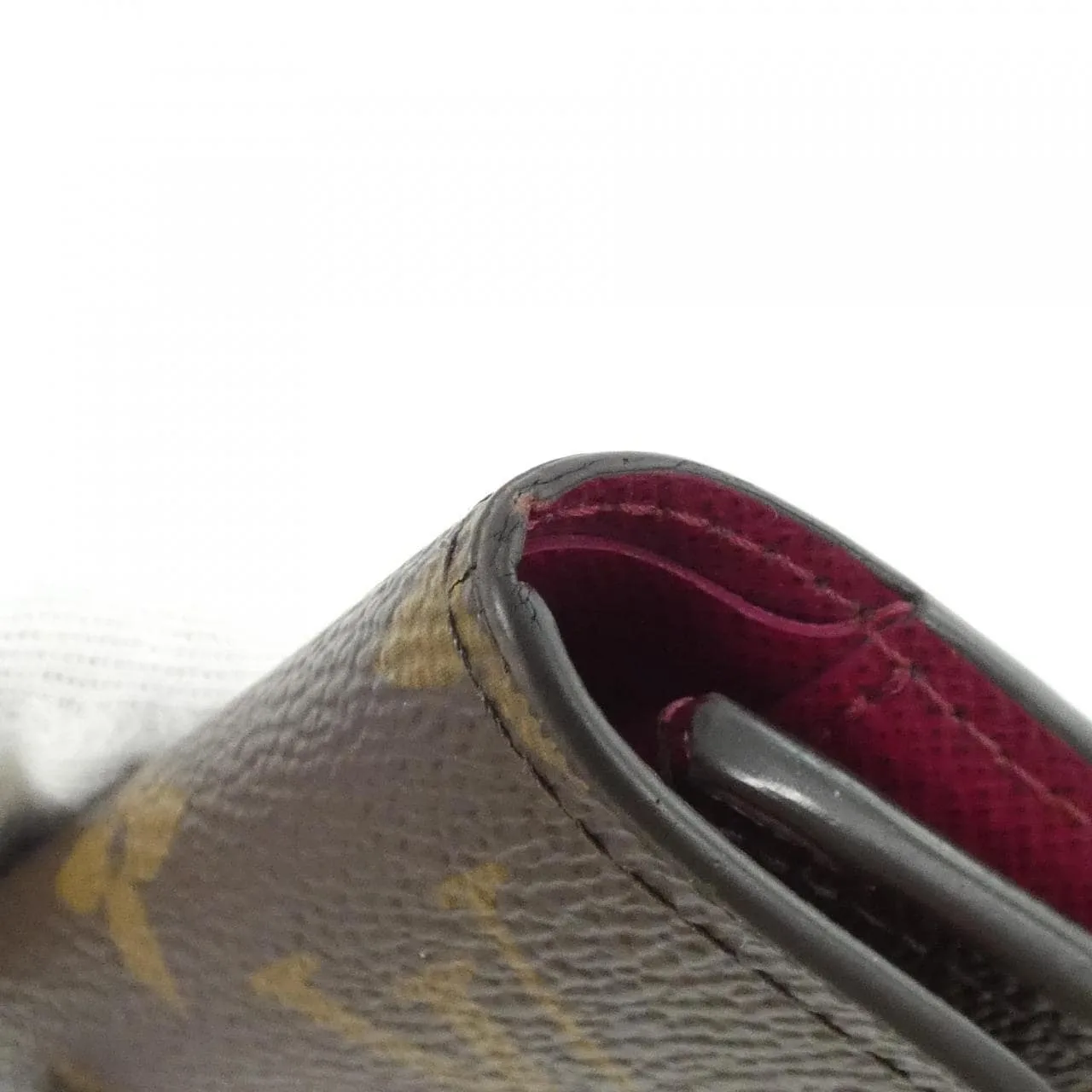 LOUIS VUITTON M41938 Wallet Monogram 黑色 Monogram 中古品A - 縮圖 4