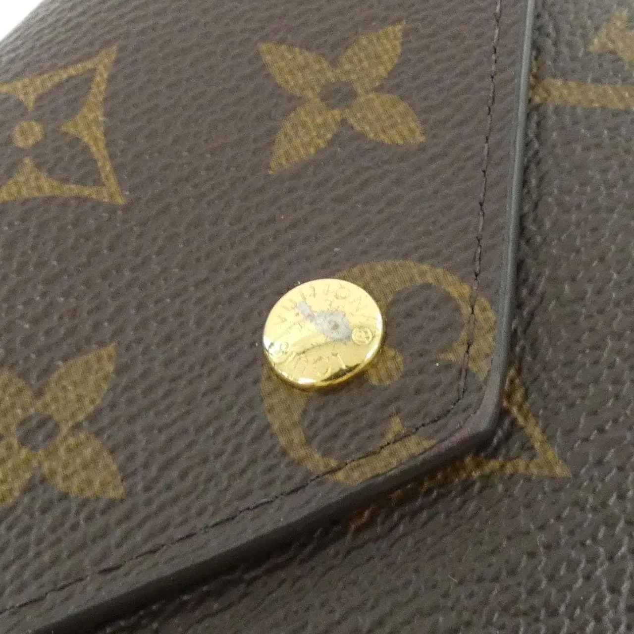 LOUIS VUITTON M41938 Wallet Monogram 黑色 Monogram 中古品A - 縮圖 5
