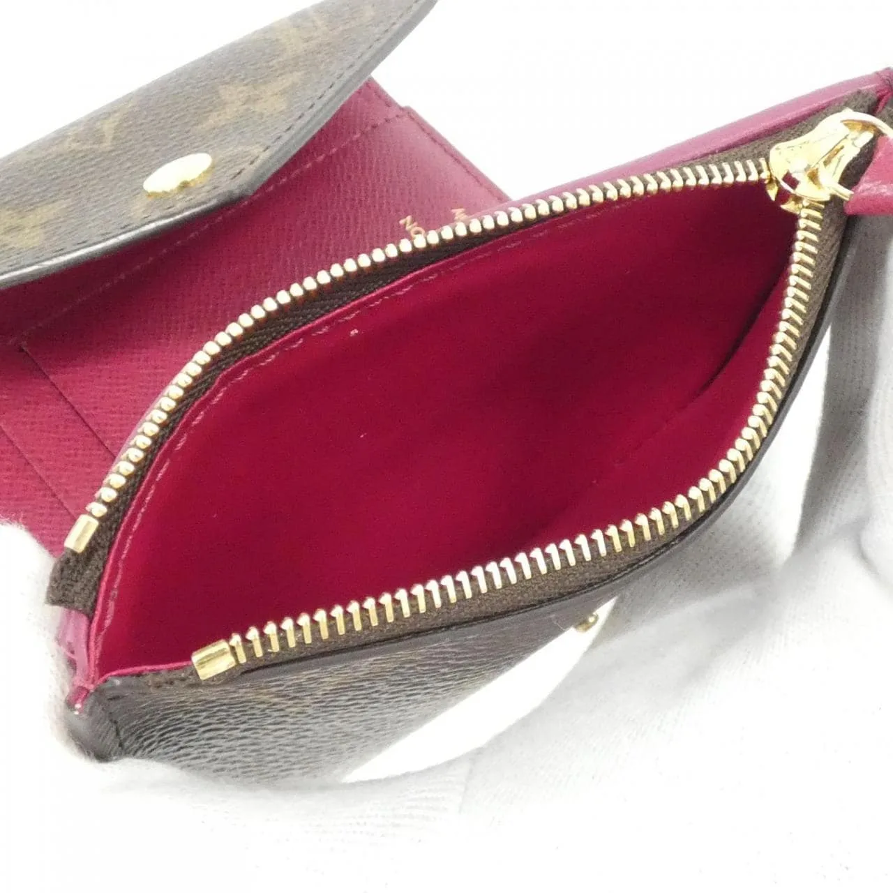 LOUIS VUITTON M41938 Wallet Monogram 黑色 Monogram 中古品A - 縮圖 9